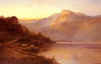 Breanski, Alfred de - Sunset On The Loch